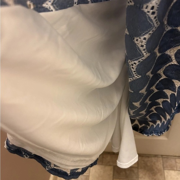 GODDIVA of London Blue and White Button-Up Dress Sz 8 NWT!! - Picture 9 of 16